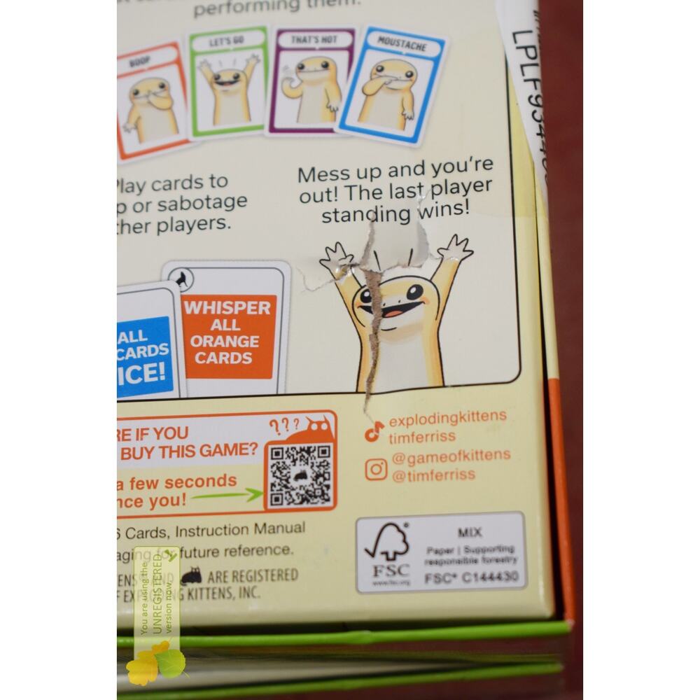 Exploding Kittens Coyote Card Game - Picture 5 of 8